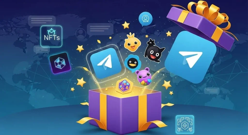 ارسال گیفت در تلگرام