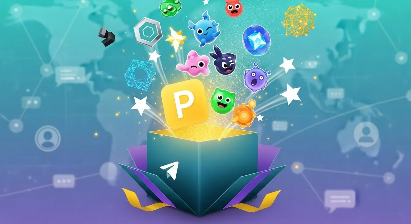 ارسال گیفت در تلگرام