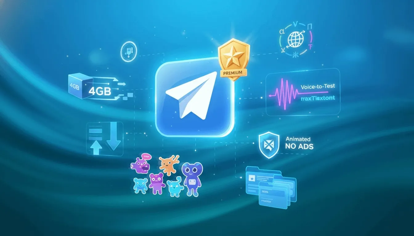 قابلیت‌ های تلگرام پرمیوم